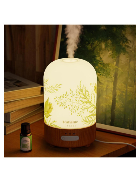 Difusor de Aceite Esencial Fashome 100ml Ultrasonido Jazmín