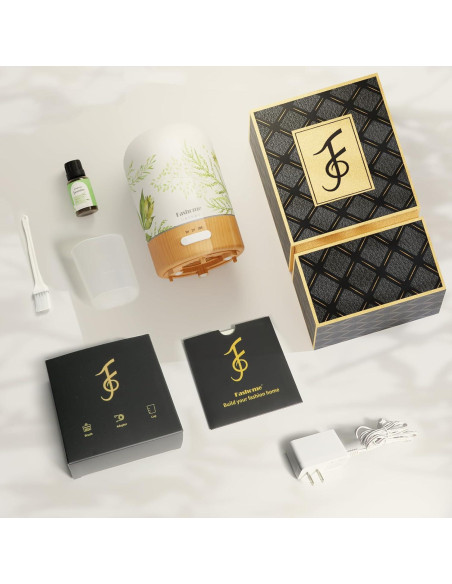 Difusor de Aceite Esencial Fashome 100ml Ultrasonido Jazmín