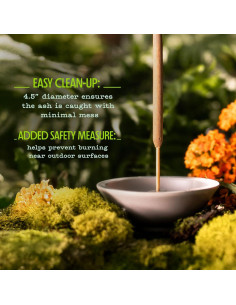 Soporte para Varillas de Incienso Cerámica Murphy's Naturals 11.4 cm 2