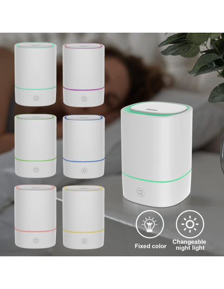 Difusor de Aromaterapia FUSMLI 150ml USB con 7 Luces LED