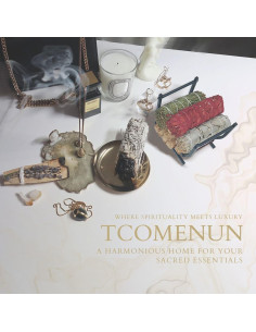 Soporte de Palo Santo Tcomenun con Correa de PU y Metal 2