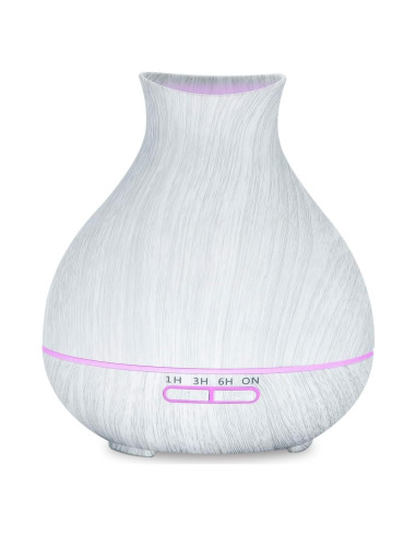 Difusor de Aceite Esencial BZseed 550ml Blanco con Temporizador