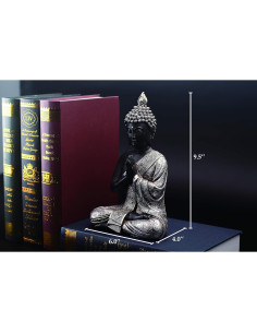 Estatua de Buda Meditando JORAE 24.1 cm Resina Decorativa 2