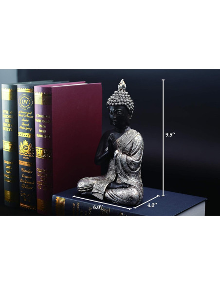 Estatua de Buda Meditando JORAE 24.1 cm Resina Decorativa Estatua de Buda Meditando JORAE 24.1 cm Resina Decorativa