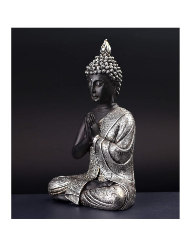 Estatua de Buda Meditando JORAE 24.1 cm Resina Decorativa