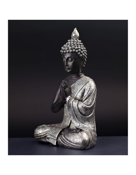 Estatua de Buda Meditando JORAE 24.1 cm Resina Decorativa Estatua de Buda Meditando JORAE 24.1 cm Resina Decorativa