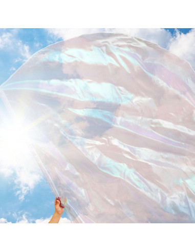 Banderas de Alabanza Jetec 2 Set 96-140 cm Blanca Transparente