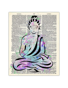 Póster de Arte de Pared Buddha Zen 20x25 cm - Impresión Creativa