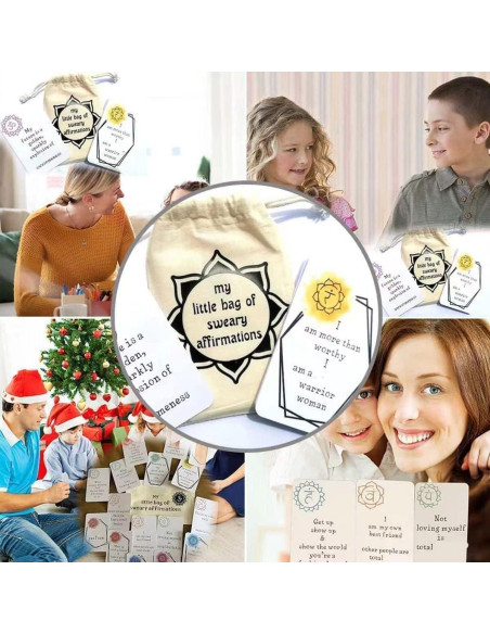 24 Tarjetas de Afirmación Divertidas SHITBRF - Inspiración Positiva