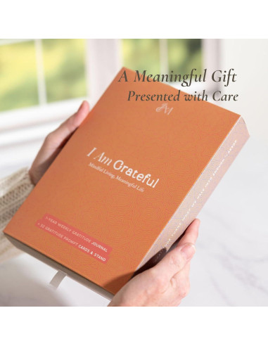 Juego de Diario de Gratitud y Tarjetas de Afirmación - The Intentional Maven