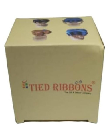 Estatuas de Buda Bebé TIED RIBBONS - 4 Pcs Resina 5.08 cm