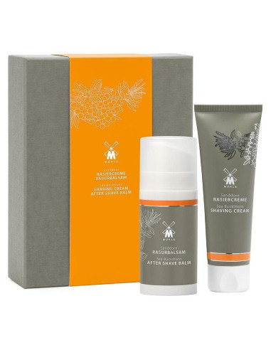 Set de Cuidado de Afeitado MÜHLE Espino Marino - Crema y Aftershave