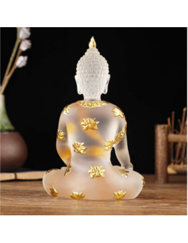 Estatua de Buda Tailandés de Resina 17 cm para Decoración