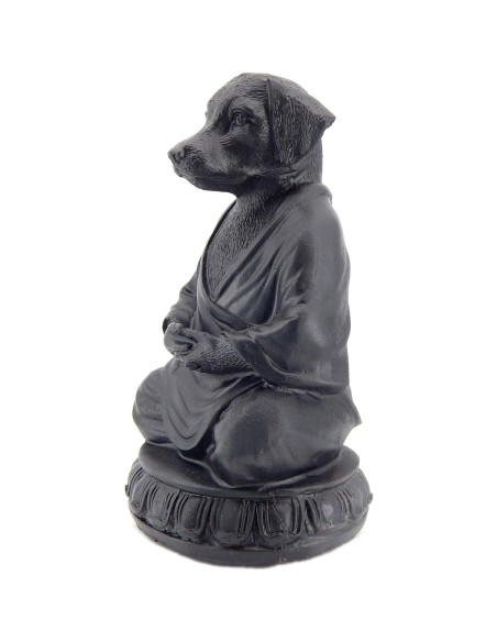 Estatua de Perro Meditador Bellaa 15.75 cm Zen Buda