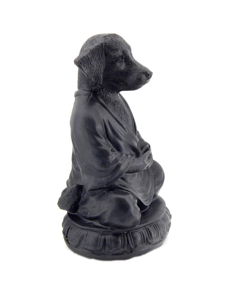 Estatua de Perro Meditador Bellaa 15.75 cm Zen Buda