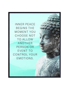 Estampa Buda Zen 20x25 cm - Decoración Pared Motivacional