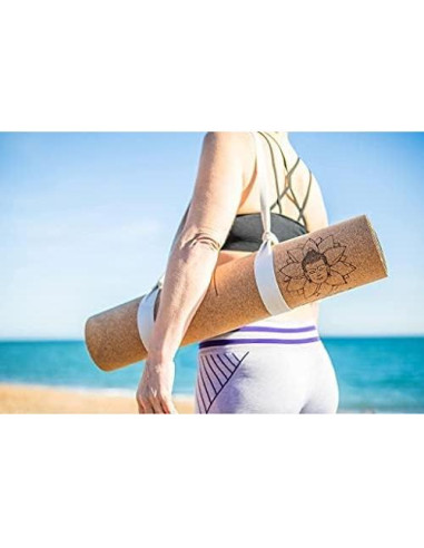 Alfombrilla de Yoga Ecológica Ecoga 5mm Antideslizante con Correa