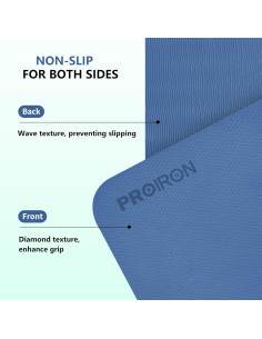 Mat de Yoga Plegable PROIRON 6mm Antideslizante Azul 2