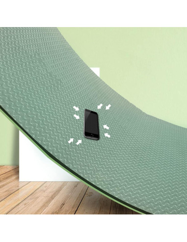 Alfombrilla de Yoga QMKGEC 8mm Antideslizante Ecológica