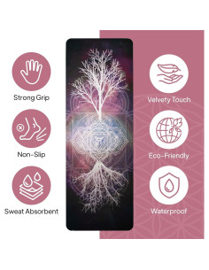 Alfombrilla de Yoga HIGHTOP Suede Vegano 6mm Antideslizante 2