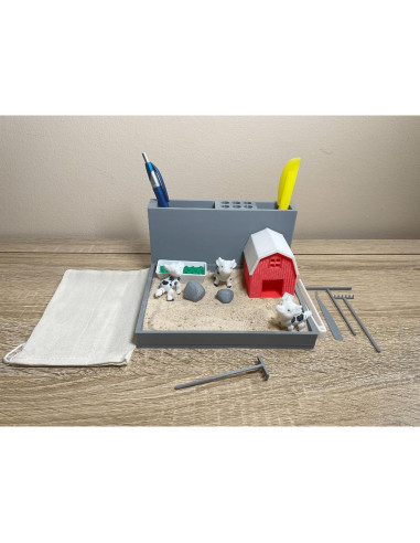 Organizador de Escritorio Jardín Zen Yippeemaker con Arena