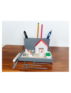 Organizador de Escritorio Zen Yippeemaker Granja de Pollos DIY