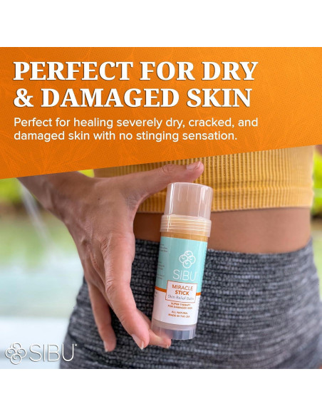 Bálsamo Sanador Sibu Miracle Stick 85g - Piel Seca y Quemaduras