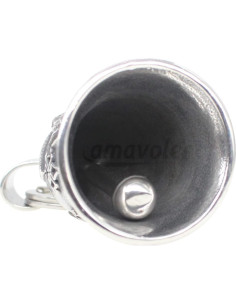 Campana de Motocicleta Acero Inoxidable con Soporte y Regalo 2