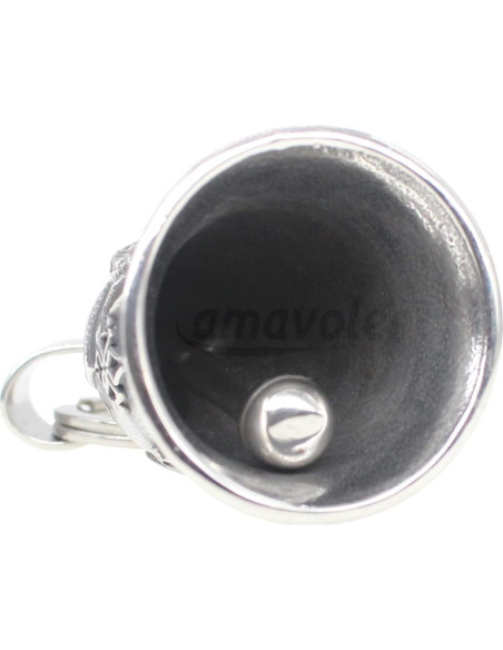 Campana de Motocicleta Acero Inoxidable con Soporte y Regalo