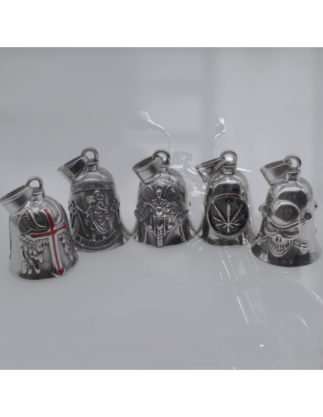 Campana de Motocicleta Acero Inoxidable con Soporte y Regalo