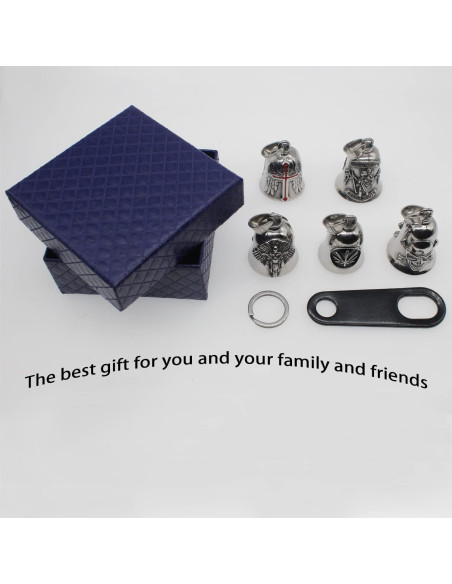 Campana de Motocicleta Acero Inoxidable con Soporte y Regalo