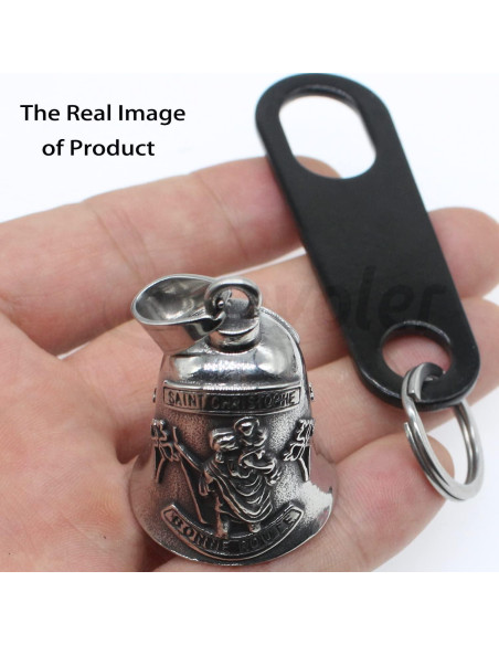 Campana de Motocicleta Acero Inoxidable con Soporte y Regalo