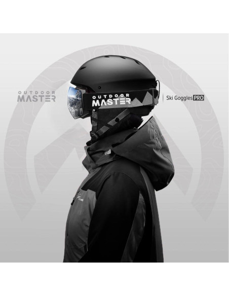 Gafas de Esquí OutdoorMaster PRO Sin Marco UV400 Lente Intercambiable