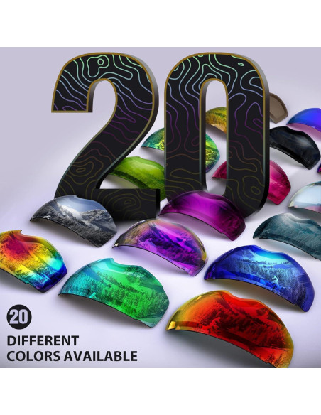 Gafas de Esquí OutdoorMaster PRO Sin Marco UV400 Lente Intercambiable