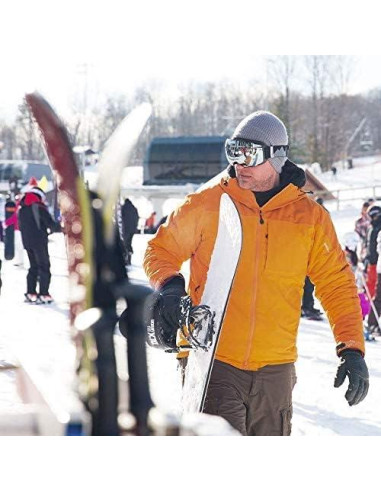 Gafas de Esquí OutdoorMaster PRO Sin Marco UV400 Lente Intercambiable