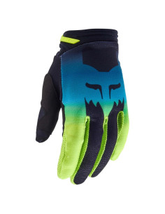 Guantes de Motocross Fox Racing Niñas 180 Flora Negro/Amarillo