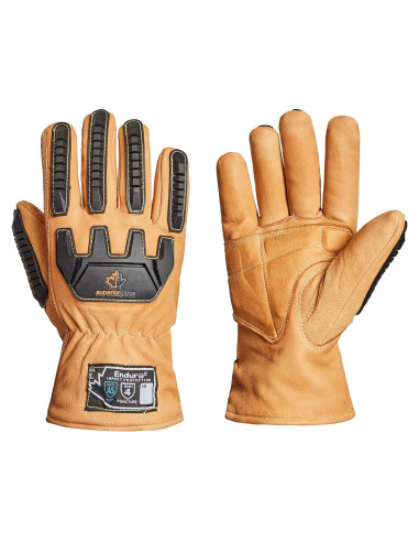 Guantes de trabajo de cuero Superior Glove Endura - Aislados - X-Large
