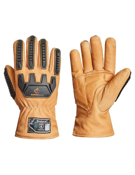 Guantes de trabajo de cuero Superior Glove Endura - Aislados - X-Large