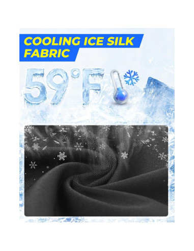 Balaclava Refrescante UV para Motocicleta y Esquí - Negra