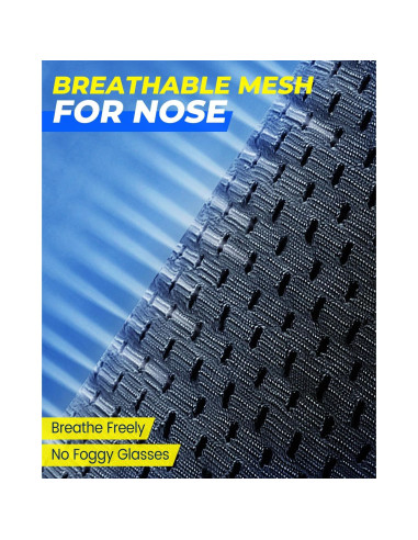 Balaclava Refrescante UV para Motocicleta y Esquí - Negra