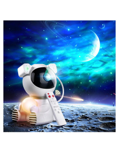 Proyector de Galaxia HODANS Astronauta Luz Nocturna 2 en 1