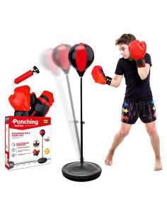 Conjunto de Boxeo para Niños HanYoer con Saco Ajustable 86-112 cm