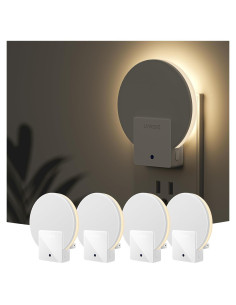 Luz Nocturna LED Lyridz con Sensor Automático 1-50 LM - Paquete de 4