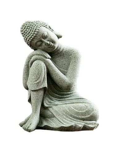 Estatua de Buda Mini Fazhongfa 12.2 cm Hecha a Mano Decoración Zen