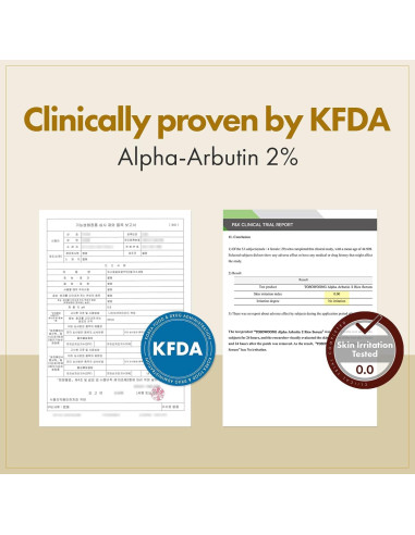 Suero Facial Arbutina Alpha 2% TOSOWOONG 33ml Hidratante