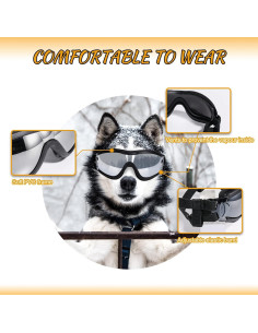 Gafas de sol para perros NVTED - Protección UV y viento 2