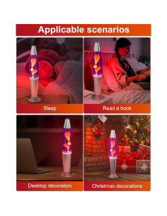 Lámpara de Movimiento LED Eadaiylon Rosa 33cm Decorativa 2