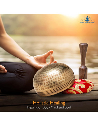 Cuenco Cantor Tibetano 7.62 cm Himalayan Healing - Oro