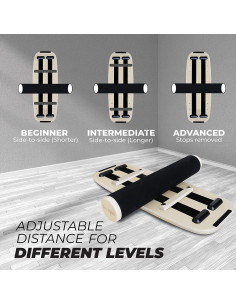 Tabla de Equilibrio Yes4All 75x28.5cm para Surf y Fitness 2