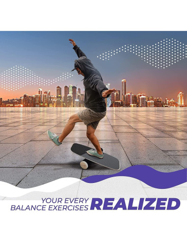 Tabla de Equilibrio Yes4All 75x28.5cm para Surf y Fitness